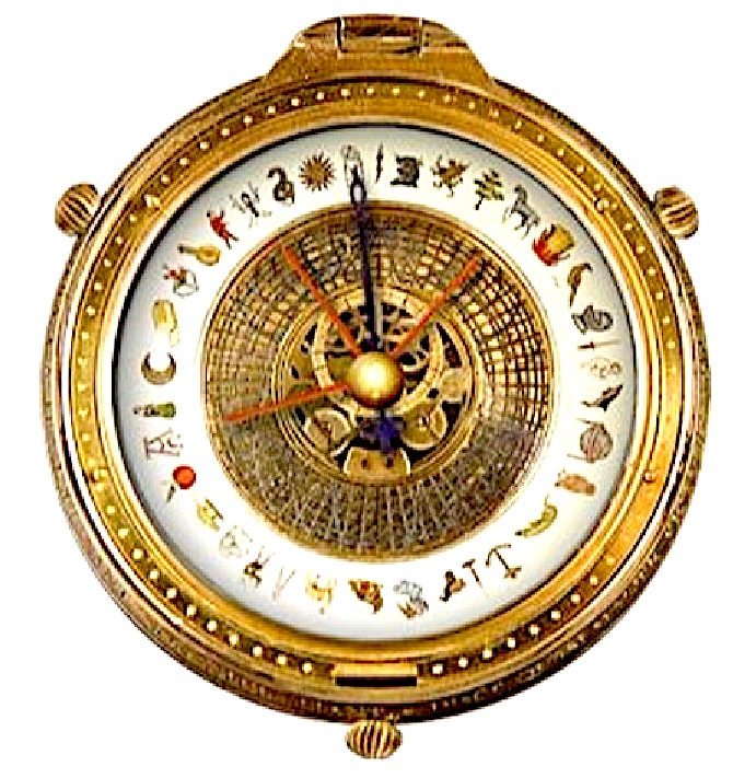 A golden compass, the alethiometer in the film of the same name